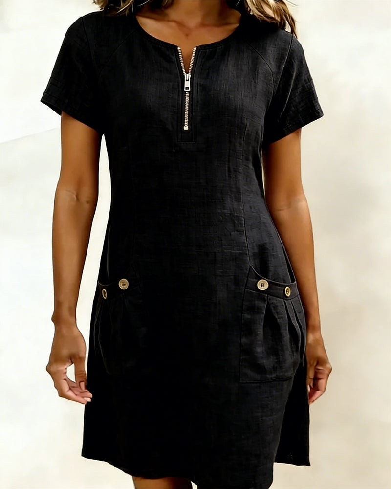 Lina™ Dress — Natural Elegance for Everyday Wear