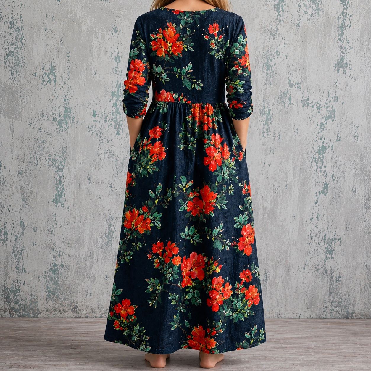 WENDY™ | FLORAL LINEN SUMMER DRESS