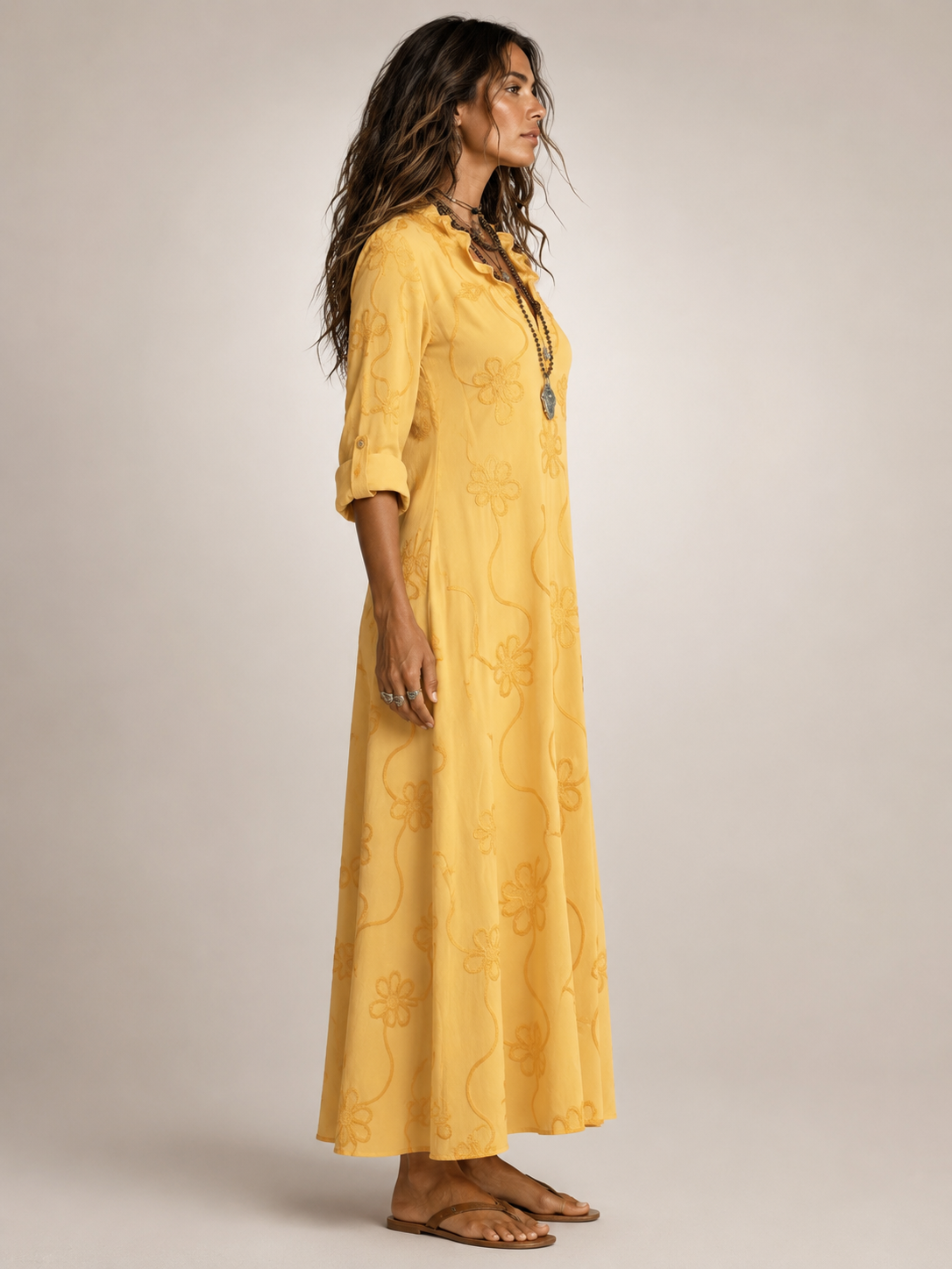 Merle | Tummy Covering Floral Summer Dress
