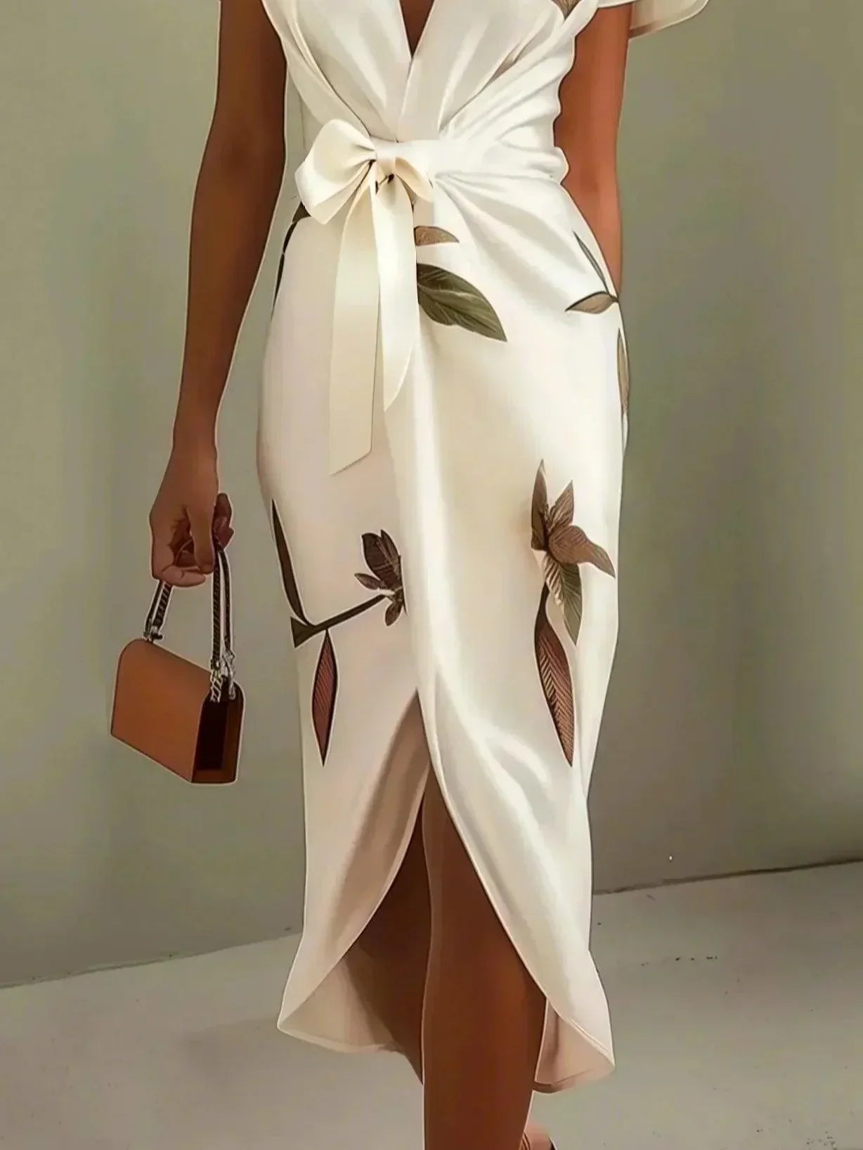 Judy Satin Midi Dress