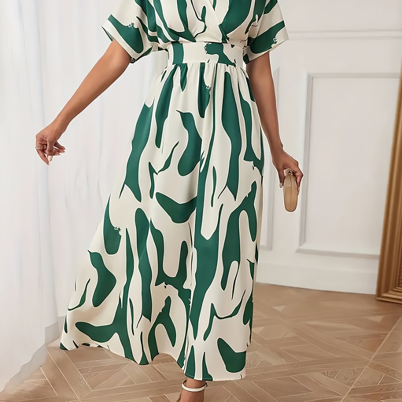 Veloura™ | Elegant Flowing Statement Maxi