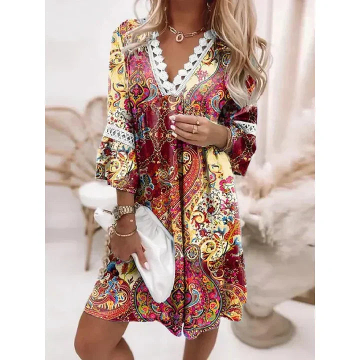 Cassandra Summer Dress – Floral Lightness and Casual Elegance
