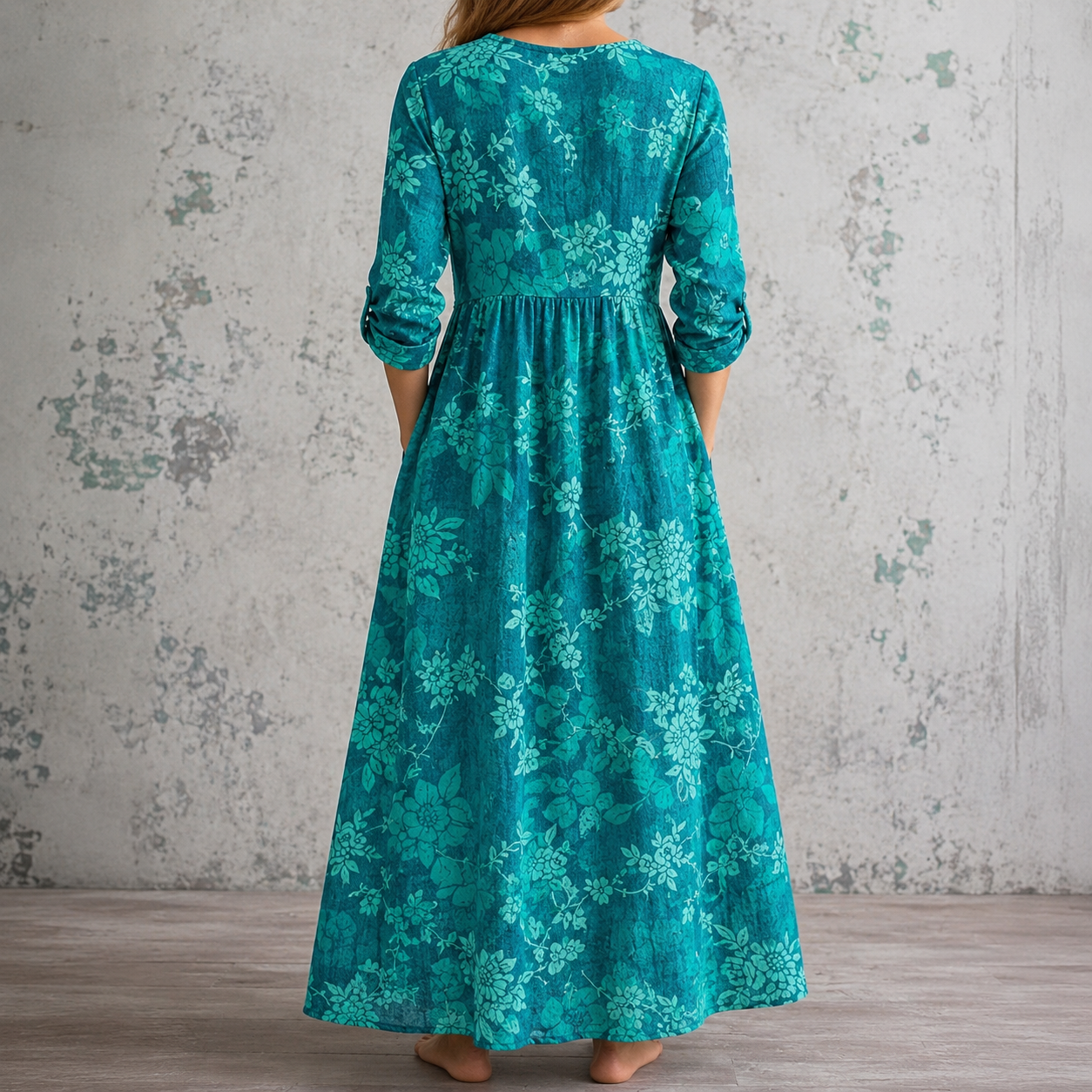 MARIE™ | FLORAL LINEN SUMMER DRESS