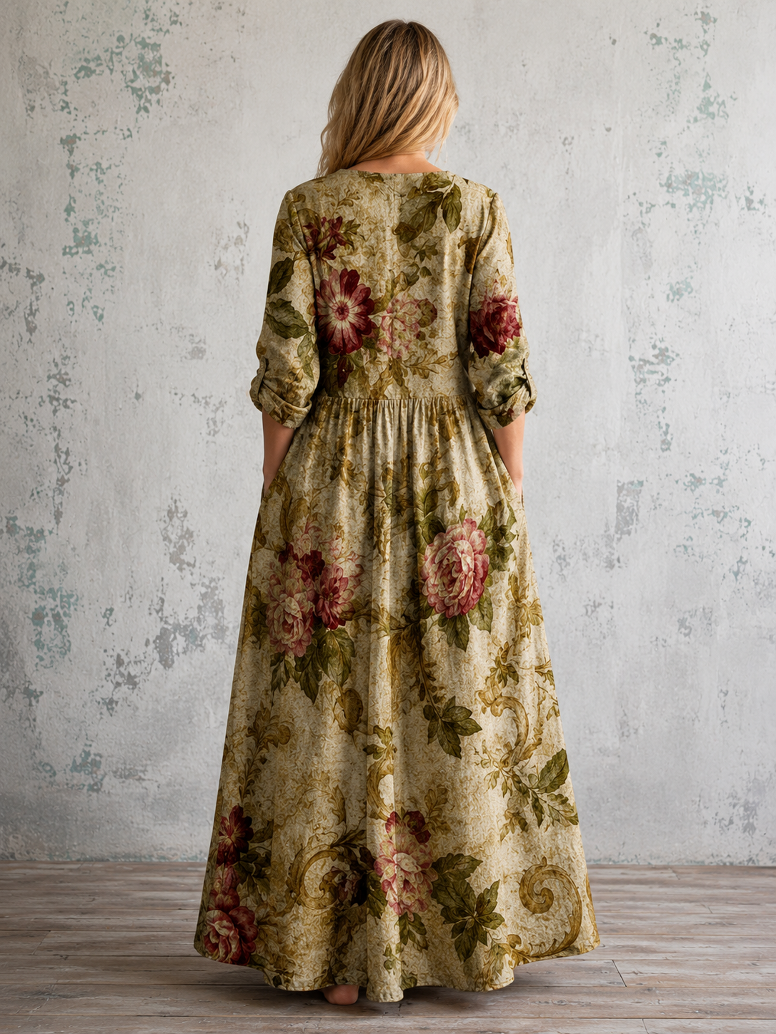 RACHEL™ | FLORAL LINEN SUMMER DRESS