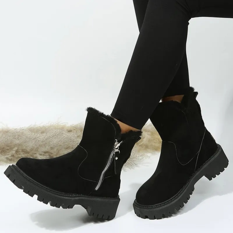 Campbell™ | Faux Fur Lined Ankle Boots