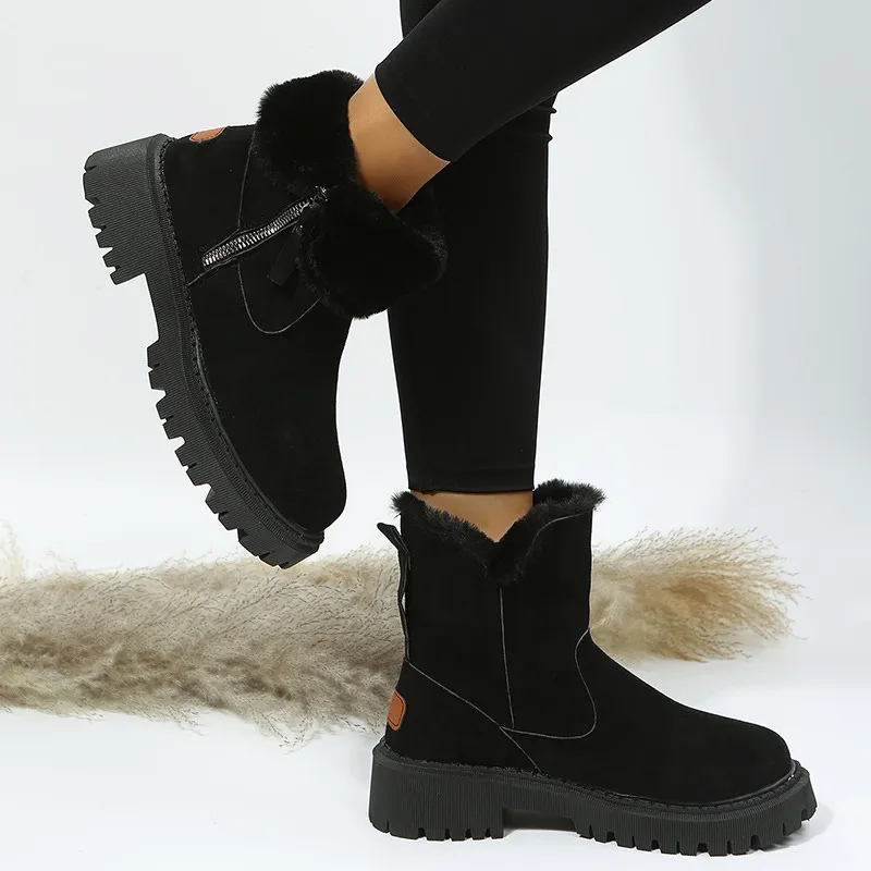 Campbell™ | Faux Fur Lined Ankle Boots