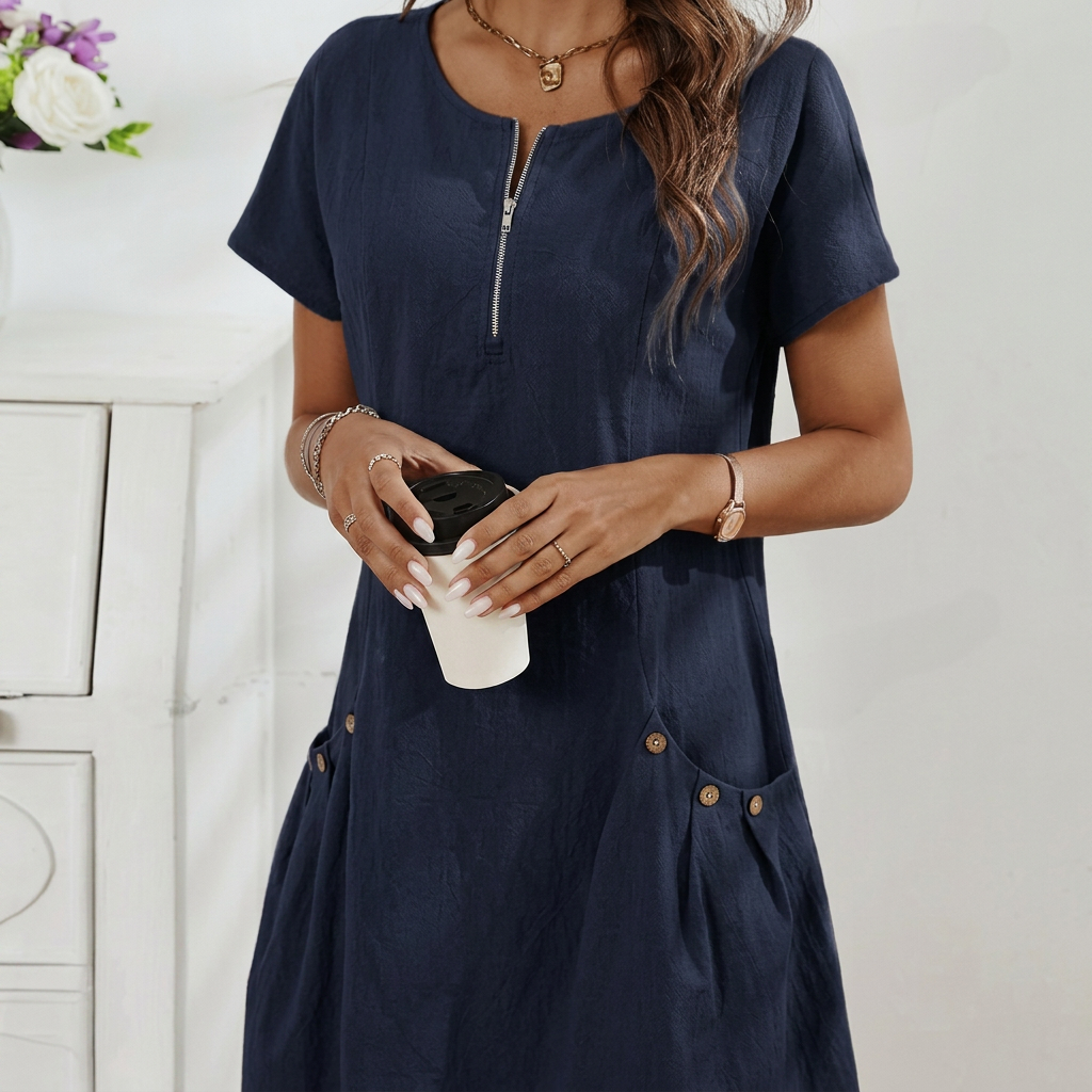 Ernest London | Chic Flowing Midi Dress for Women