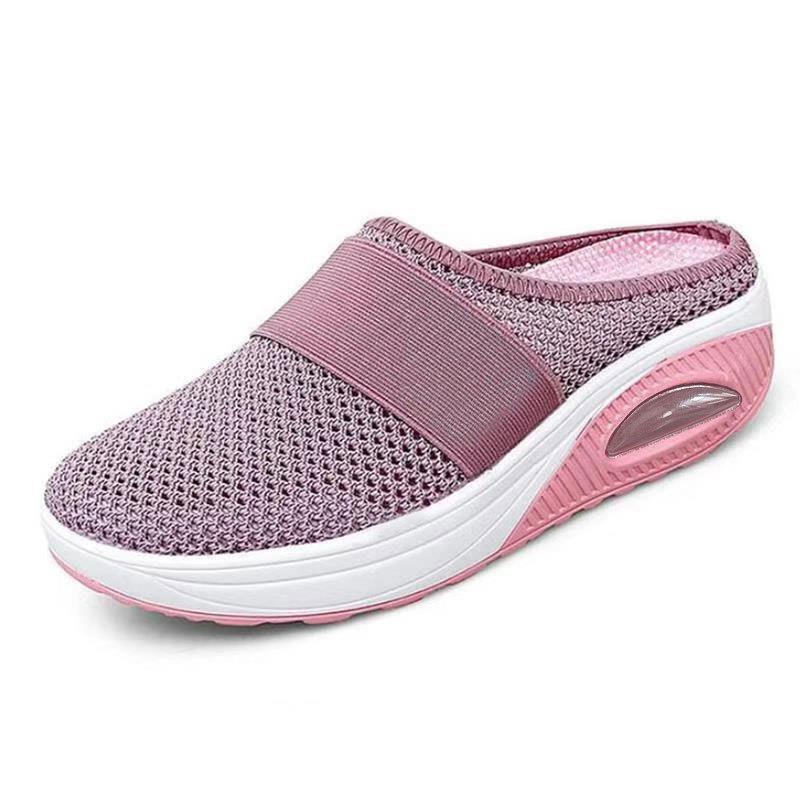 Brenda | Breathable Slip On Mules