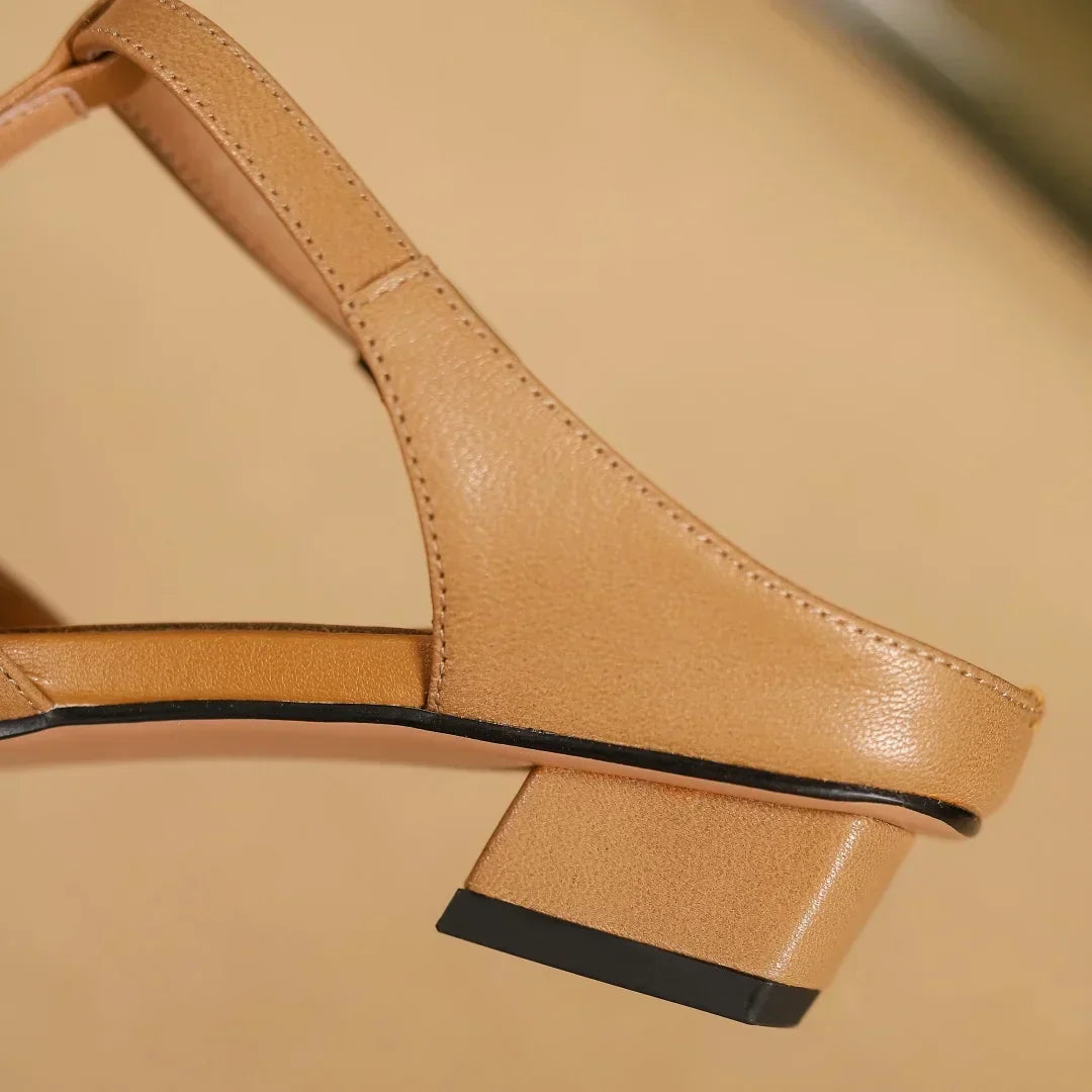 Sophia Leather Mules
