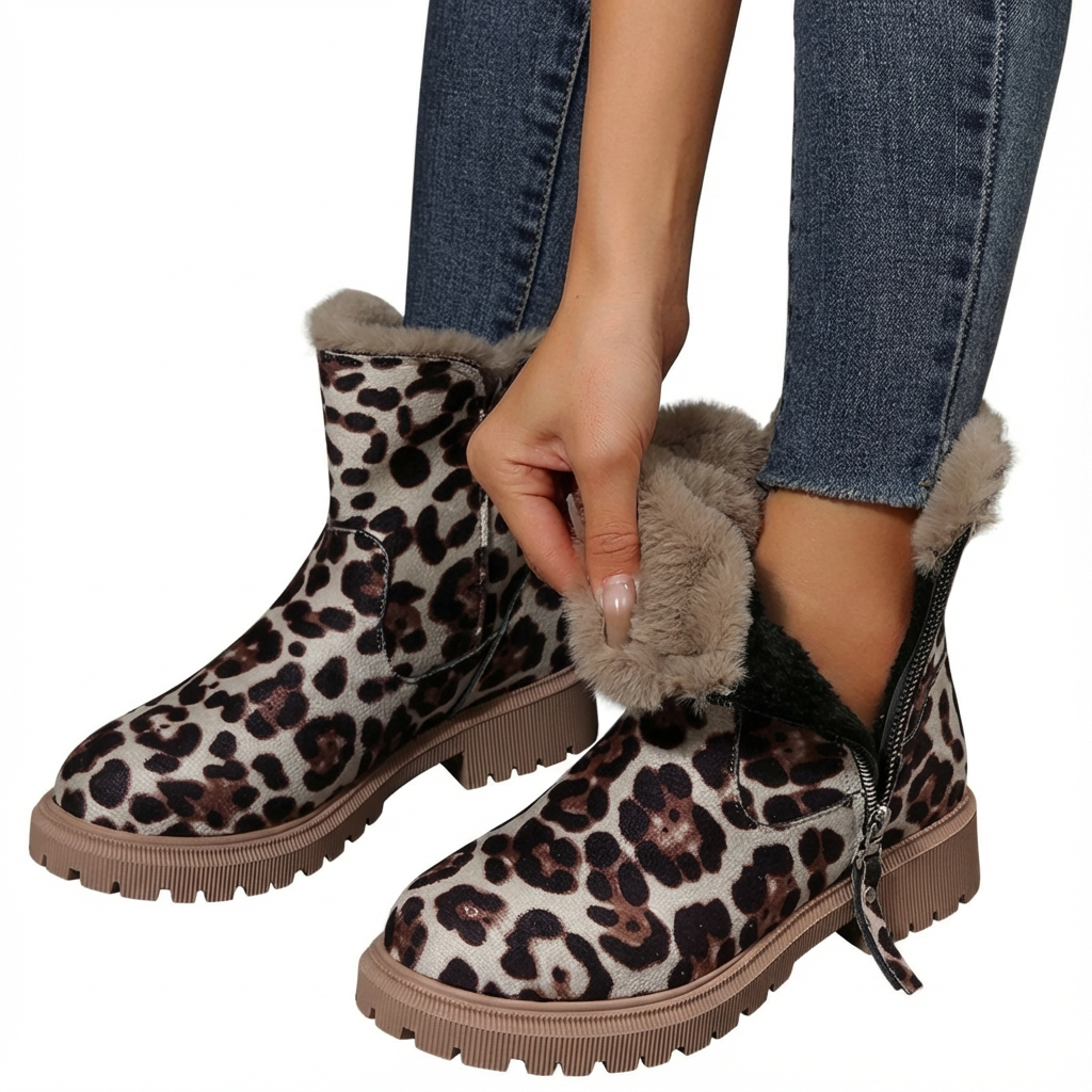 Campbell™ | Faux Fur Lined Ankle Boots