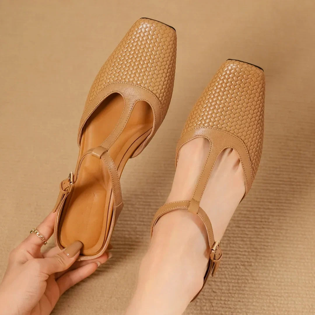 Sophia Leather Mules