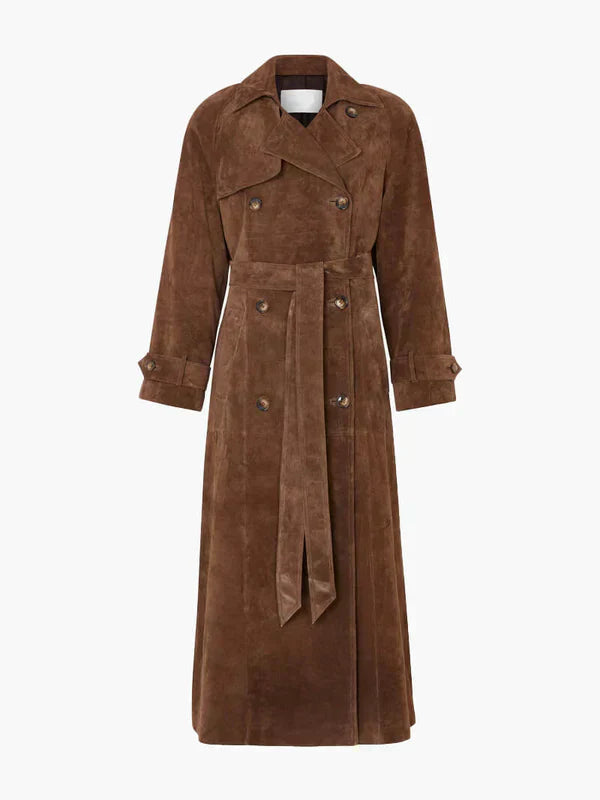 Campbell™ | Suede Trench Coat