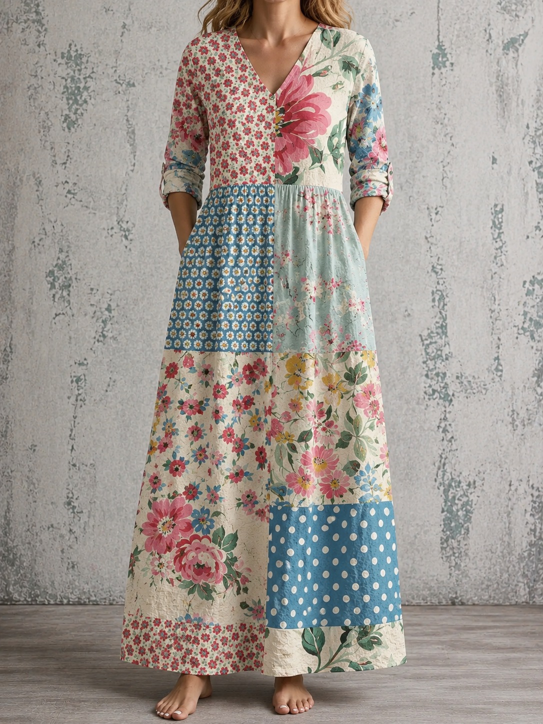 RHONDA™ | FLORAL LINEN SUMMER DRESS