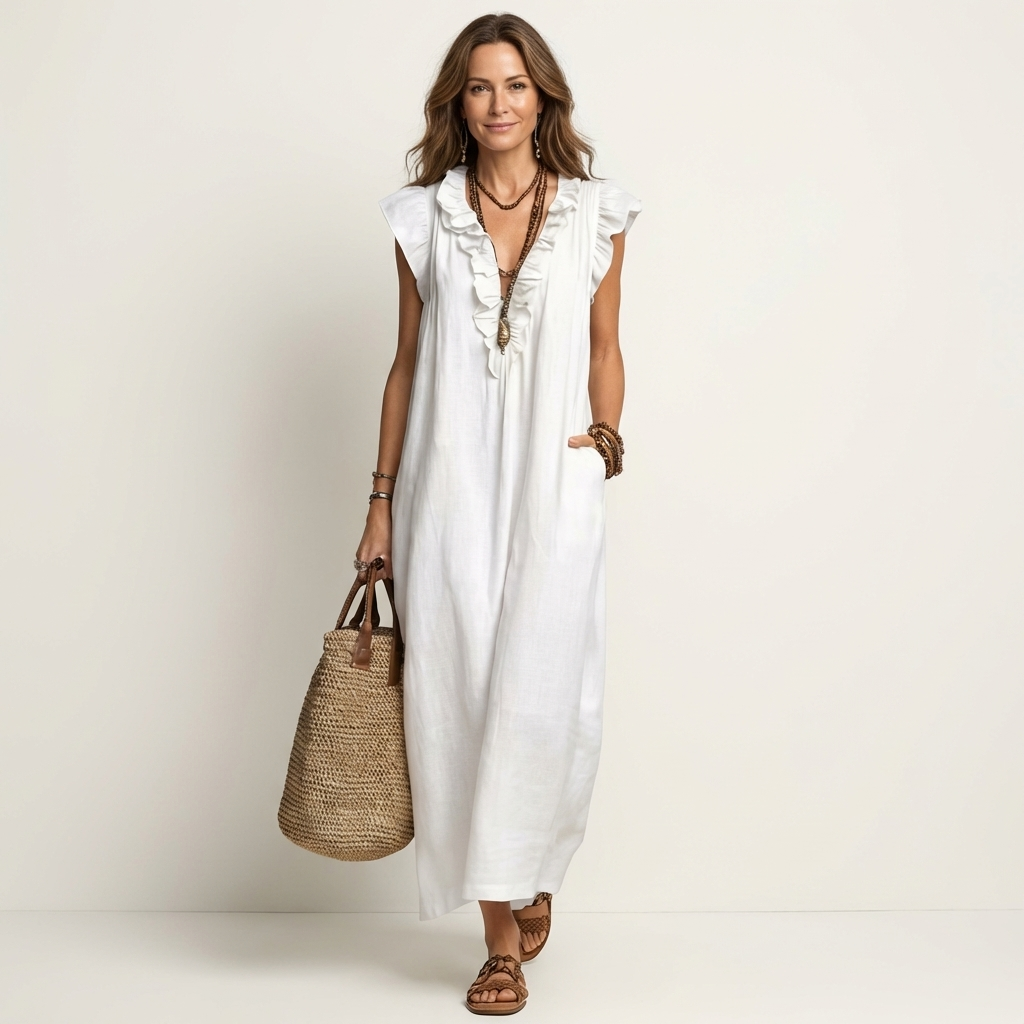 ÉLINA™ | Flowing Boho Dress