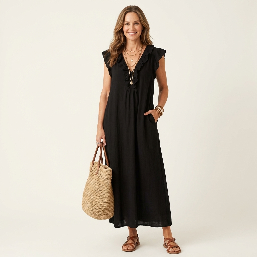 ÉLINA™ | Flowing Boho Dress