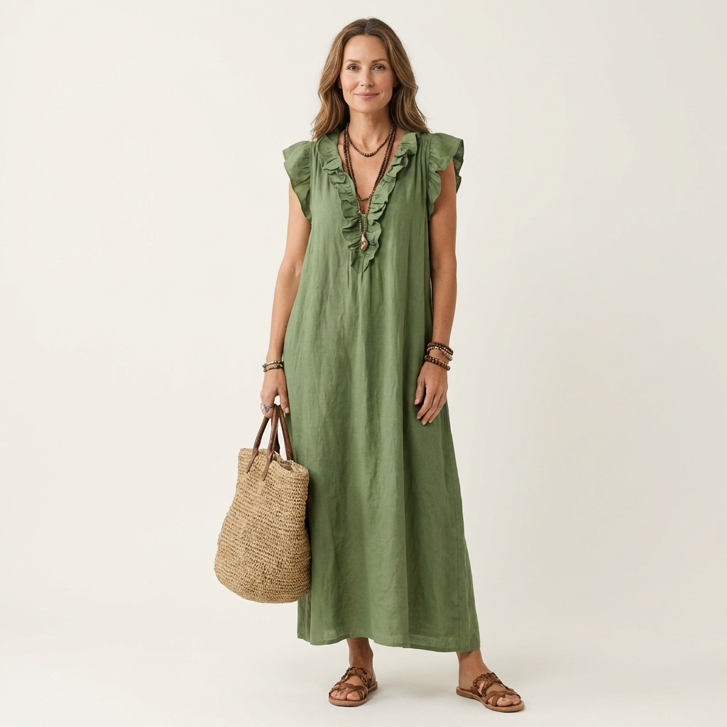 ÉLINA™ | Flowing Boho Dress