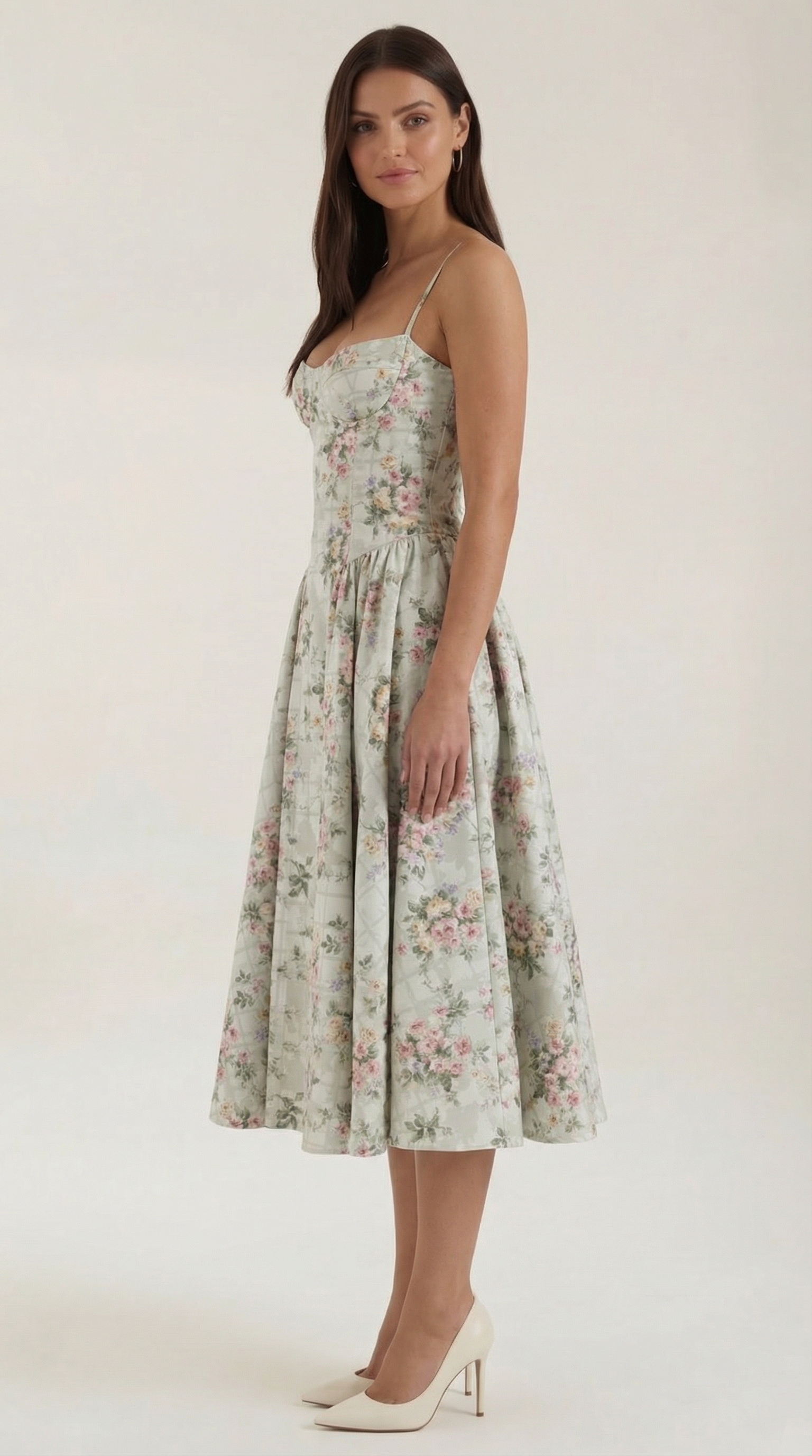 Ophelia – Romantic Cottage-Core Midi Dress