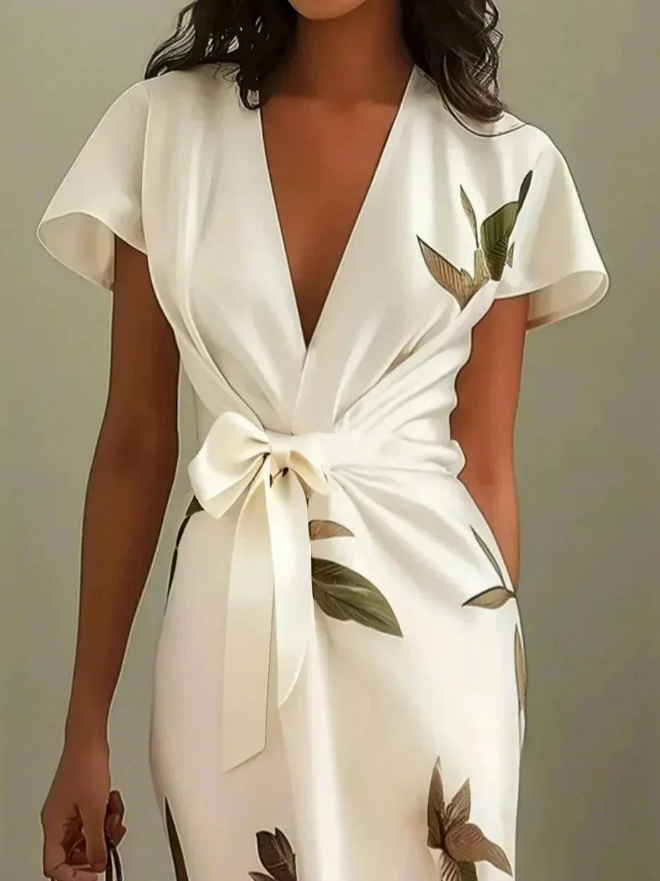 Judy Satin Midi Dress