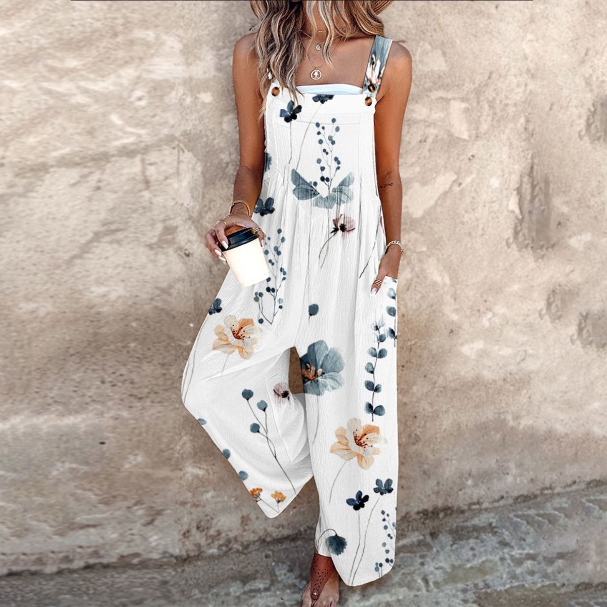 Lina™ - SLEEVELESS SPRING JUMPSUIT