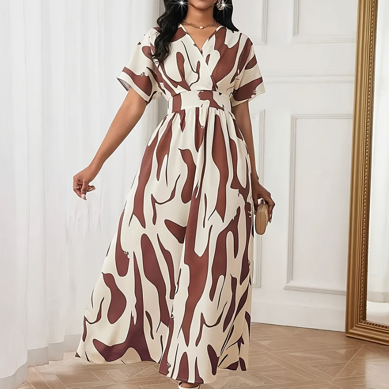Veloura™ | Elegant Flowing Statement Maxi