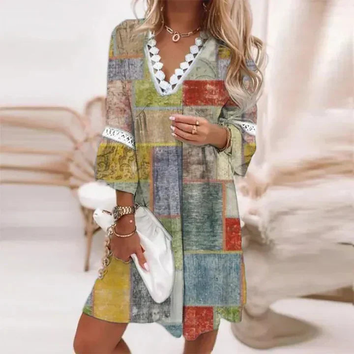 Cassandra Summer Dress – Floral Lightness and Casual Elegance