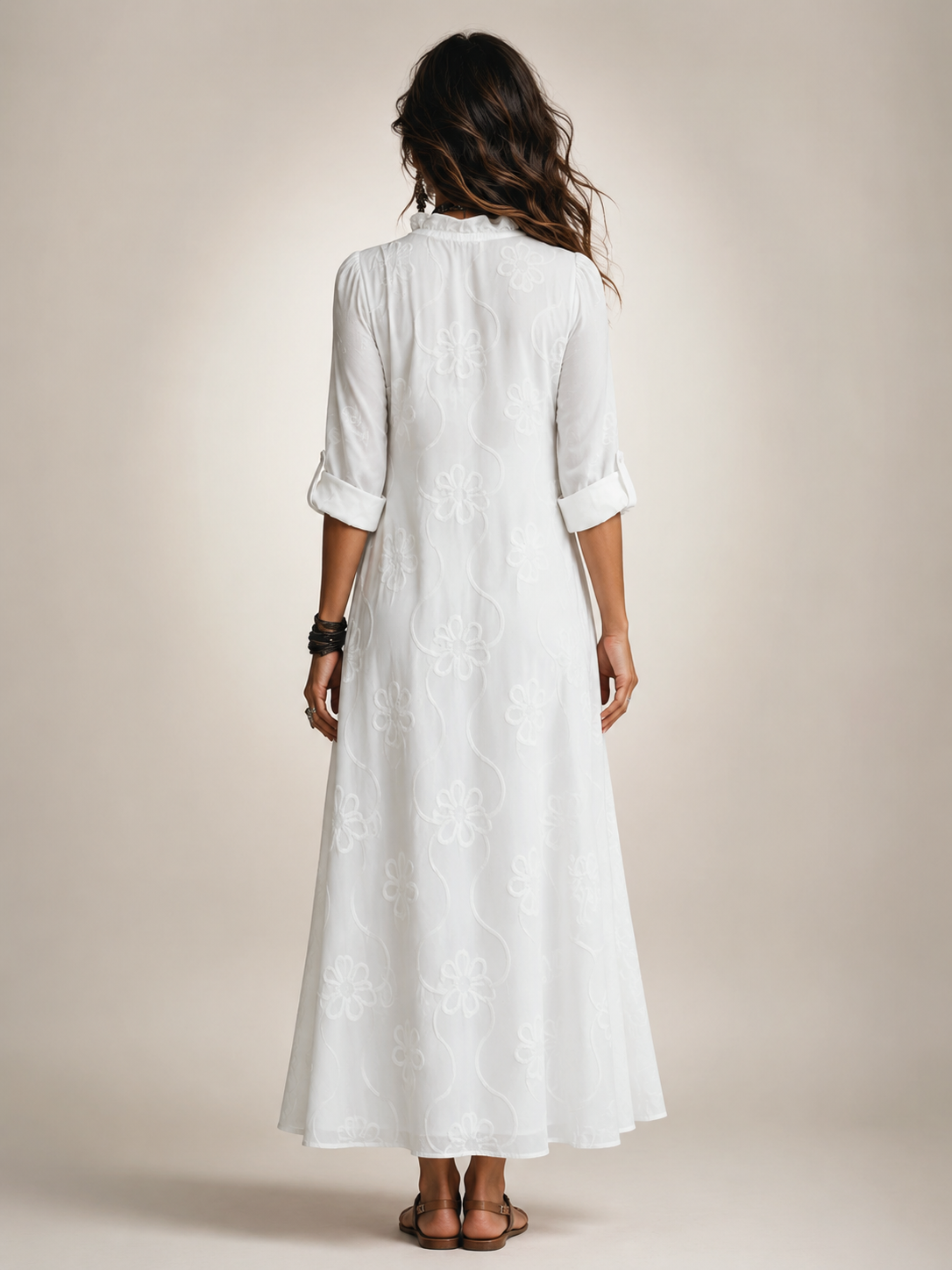 Merle | Tummy Covering Floral Summer Dress