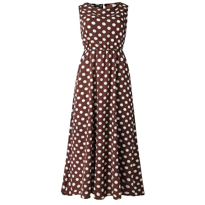 Ernest London | Smart dot dress with waist