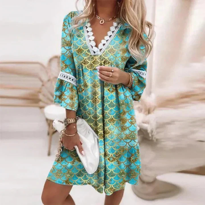Cassandra Summer Dress – Floral Lightness and Casual Elegance