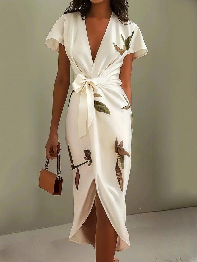 Judy Satin Midi Dress