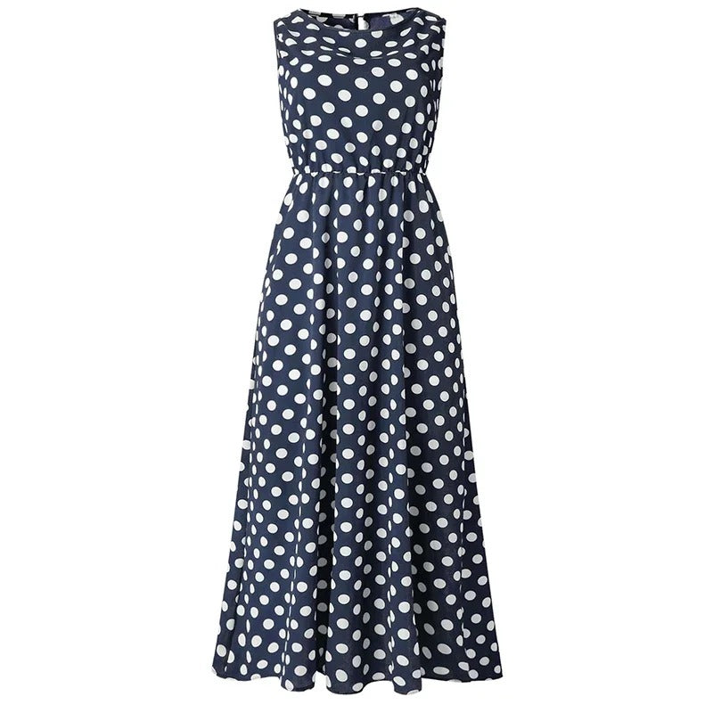 Ernest London | Smart dot dress with waist