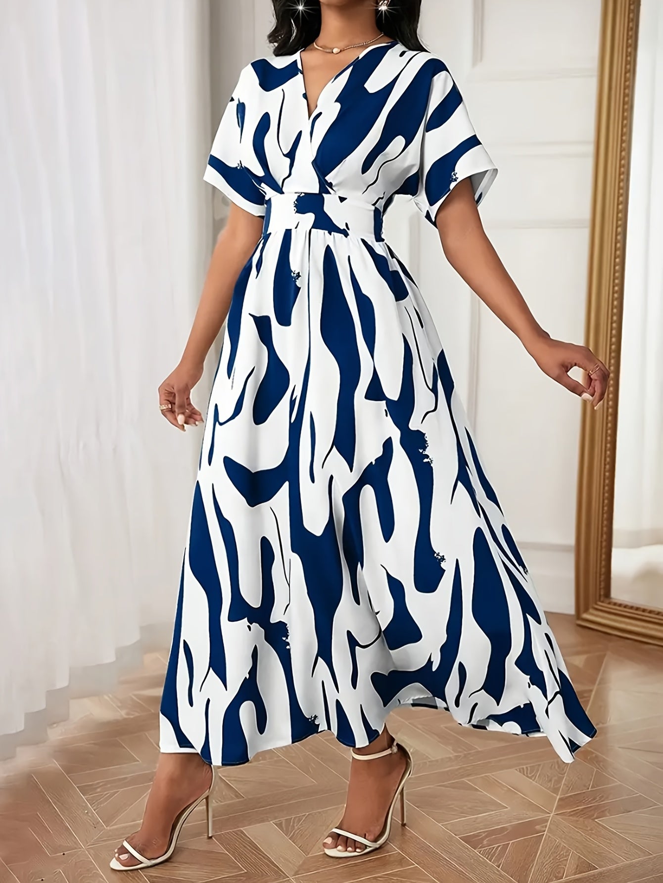 Veloura™ | Elegant Flowing Statement Maxi