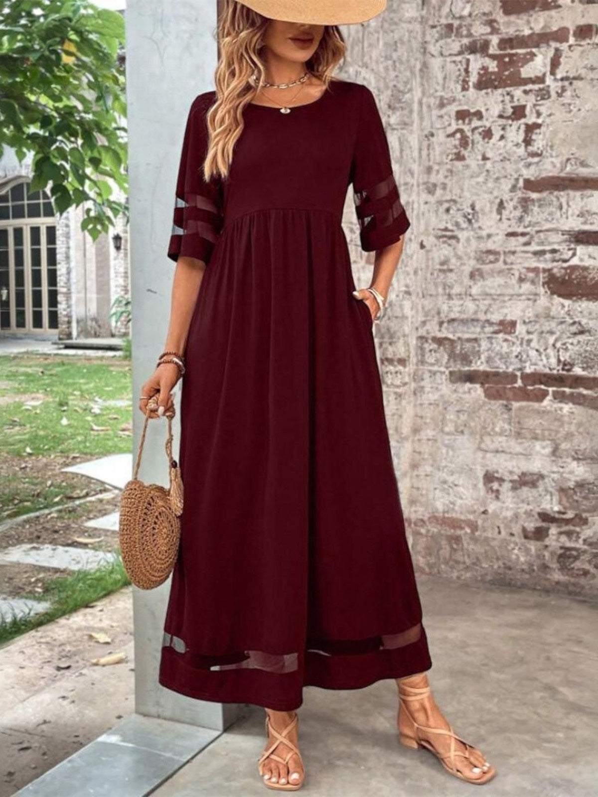 Kathryn™ | Chic Tummy Flattering Coverage Dress