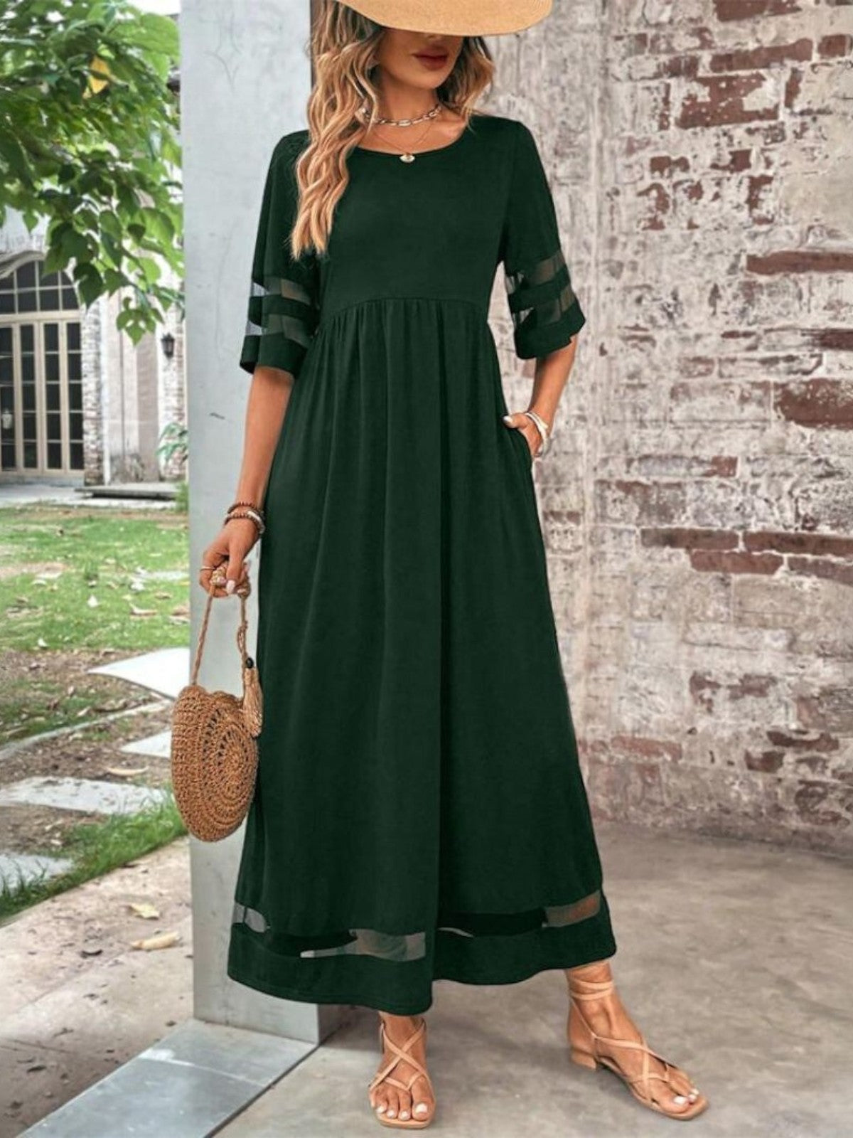 Kathryn™ | Chic Tummy Flattering Coverage Dress
