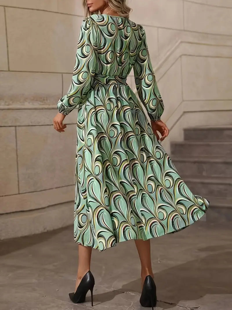 Beata - Dress with Wrap Neckline