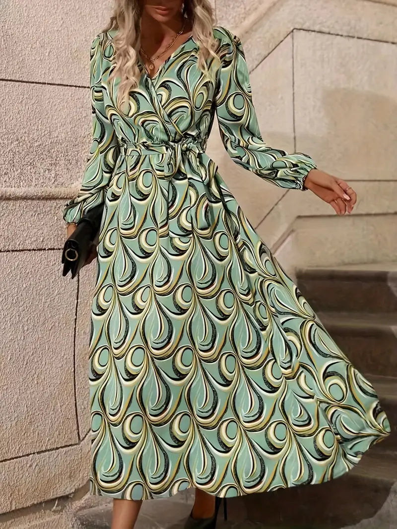 Beata - Dress with Wrap Neckline