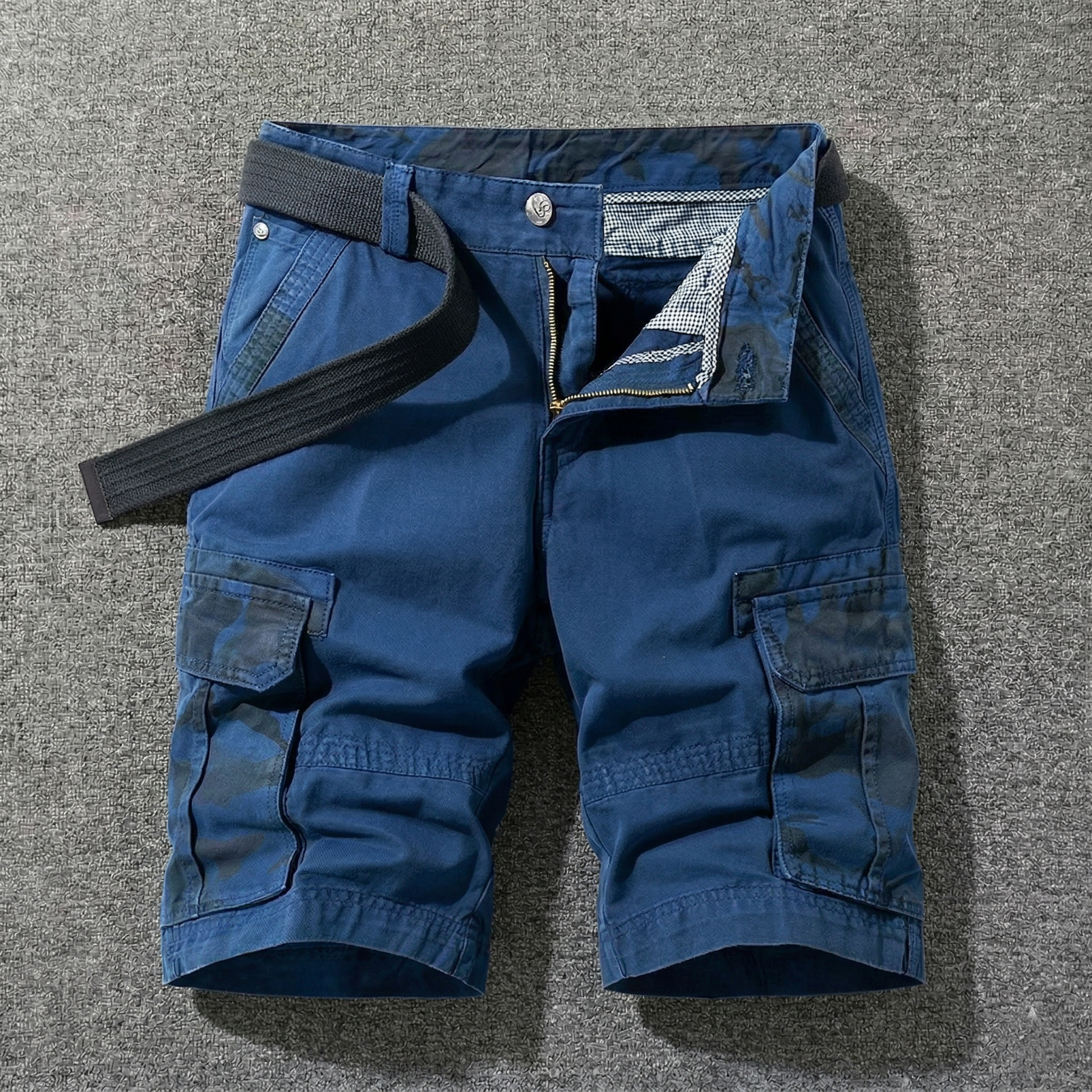 Hedan - Cargo Shorts With A Belt