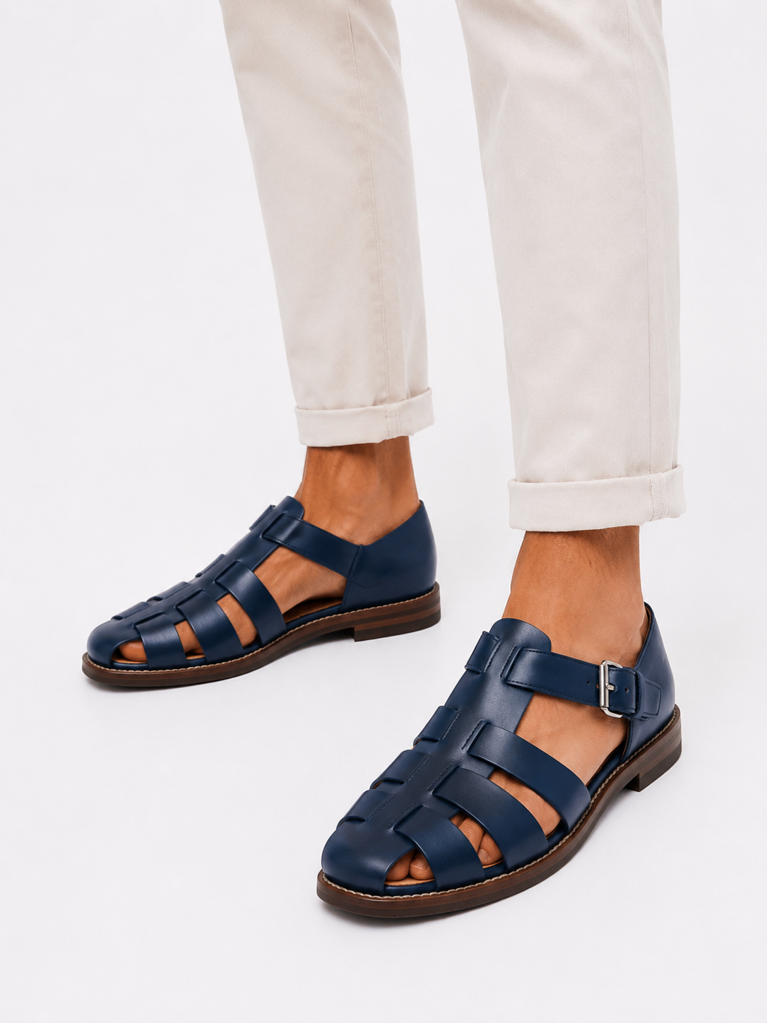Fabian™ – Classic Fisherman Leather Sandals