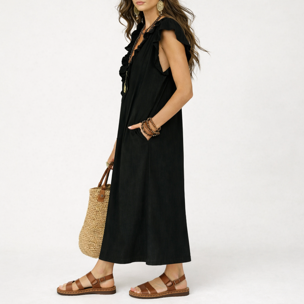ÉLINA™ | Flowing Boho Dress