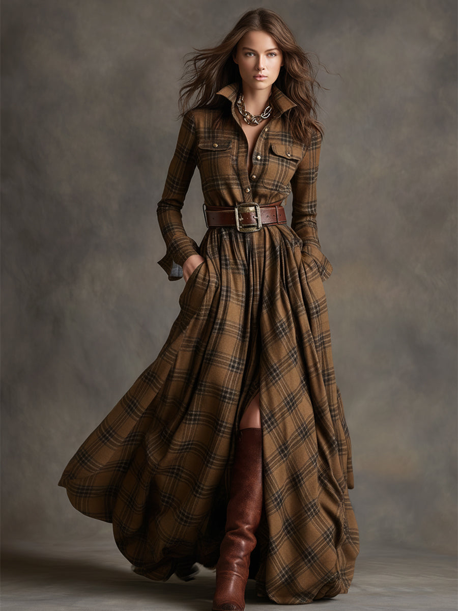 Ashlyn - Belted Shirt Dress for Timeless Elegance