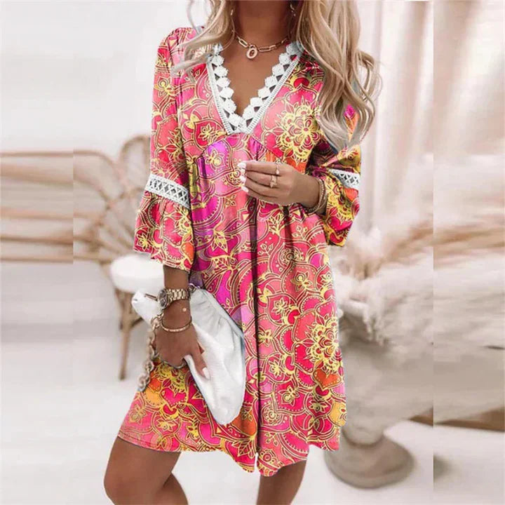 Cassandra Summer Dress – Floral Lightness and Casual Elegance