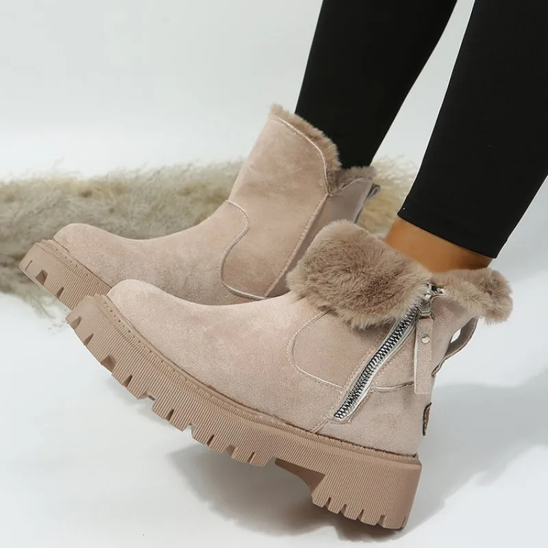 Campbell™ | Faux Fur Lined Ankle Boots