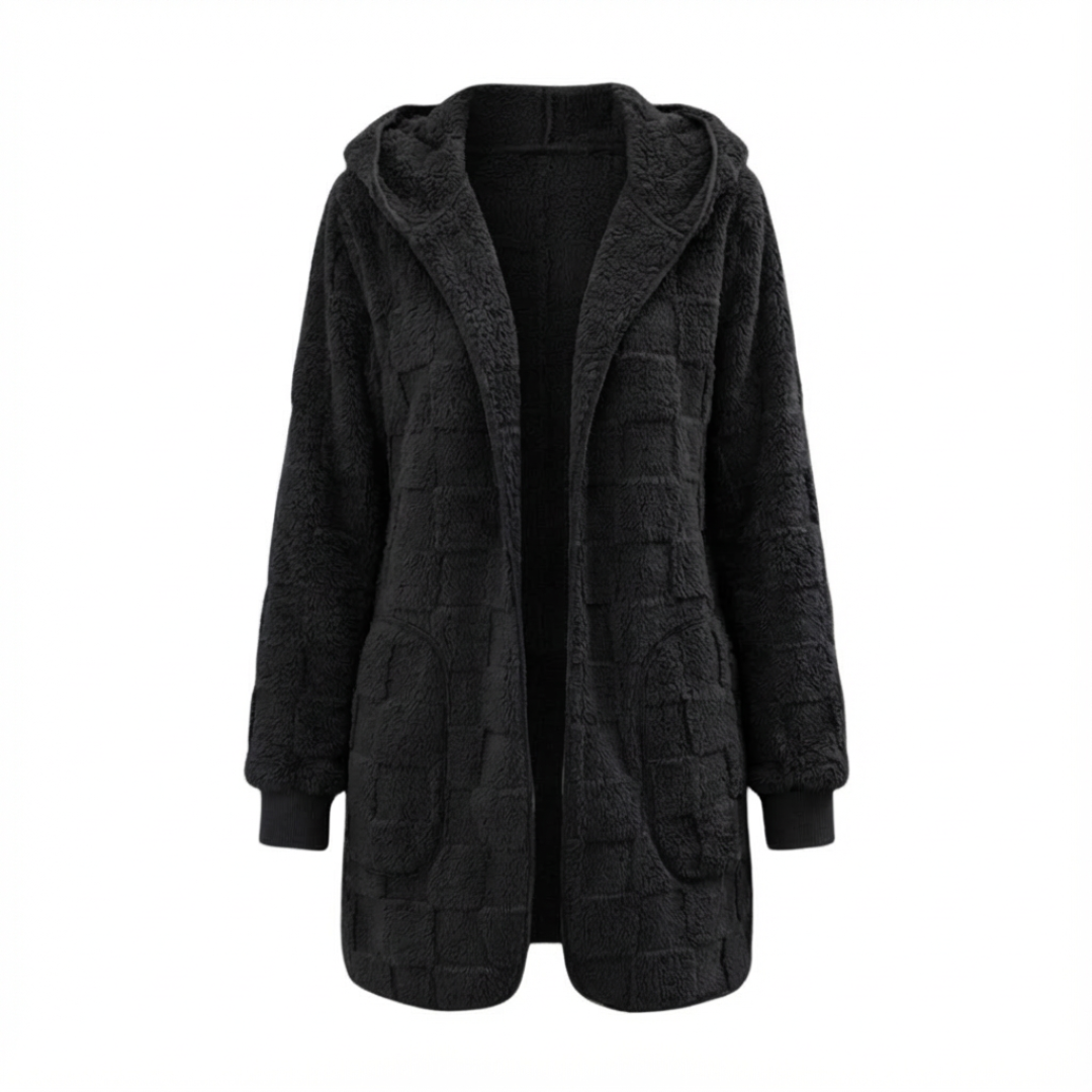 Campbell™ | Plaid Faux Fur Coat