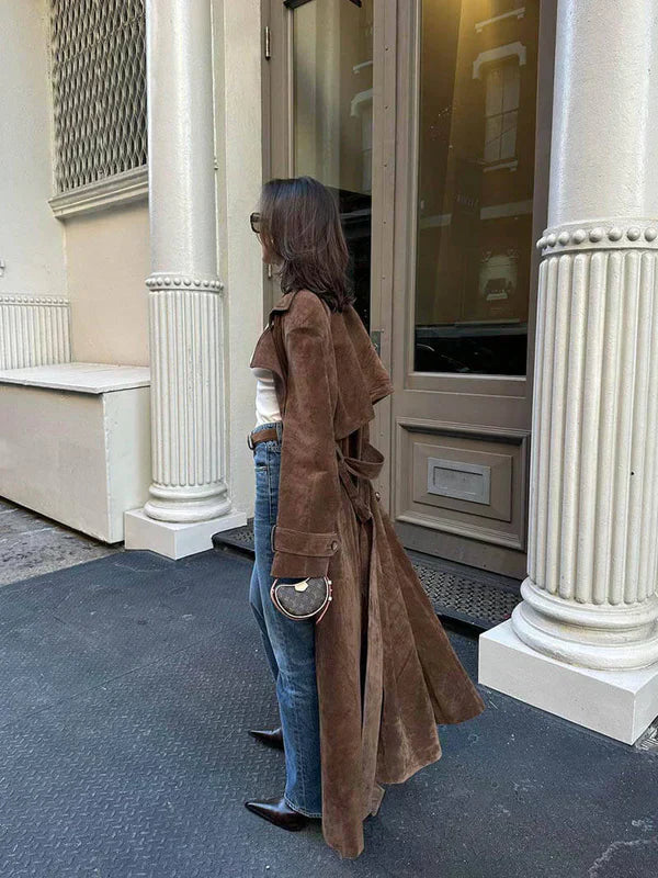 Campbell™ | Suede Trench Coat