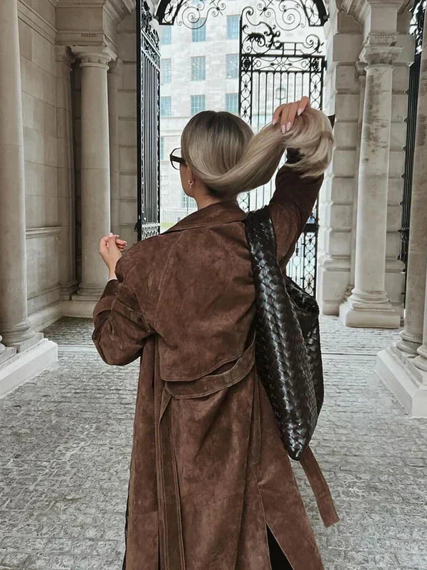 Campbell™ | Suede Trench Coat