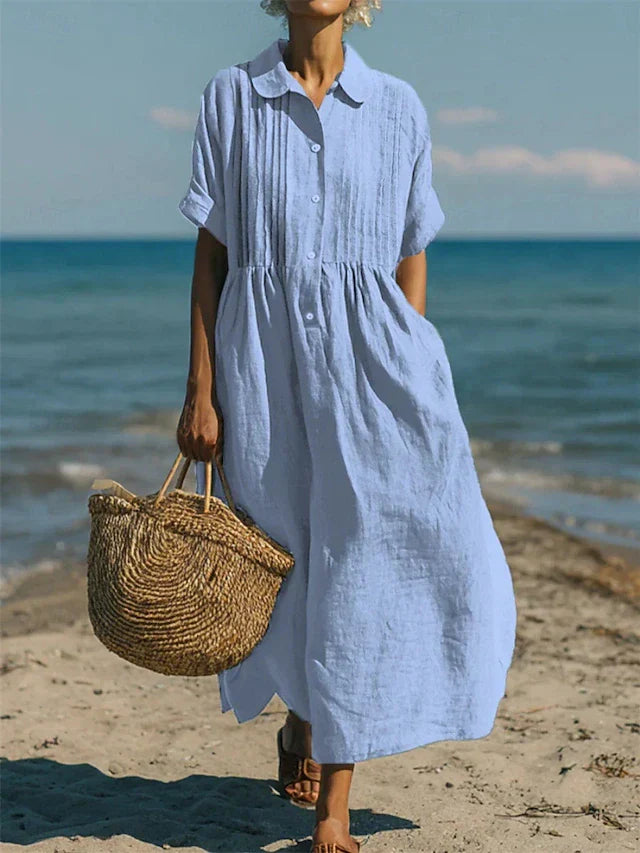 Elodie | Women’s Cotton Shirt Dress
