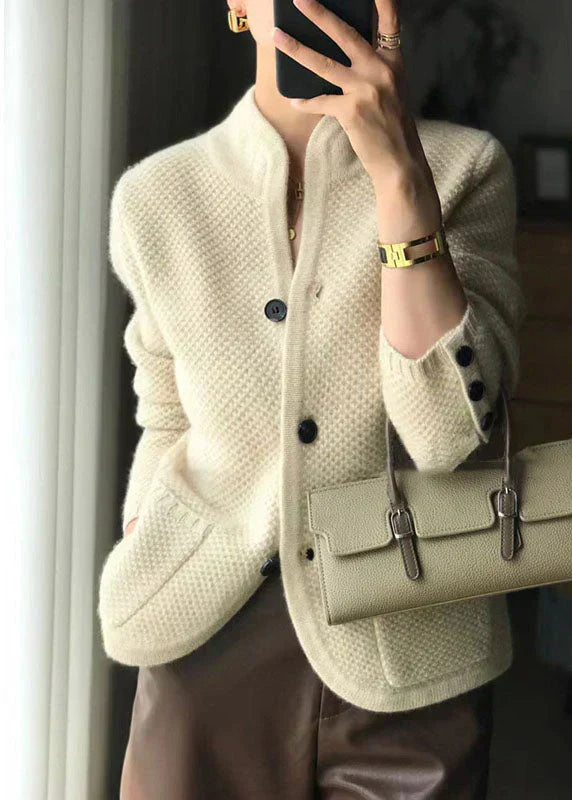 Arletta - Timeless Button-Front Cardigan Jacket