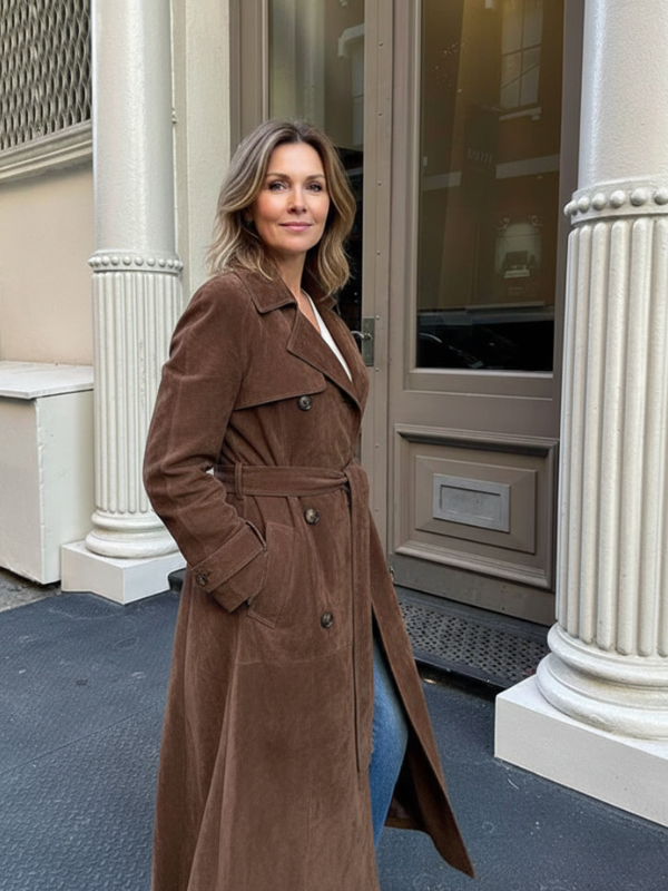 Campbell™ | Suede Trench Coat