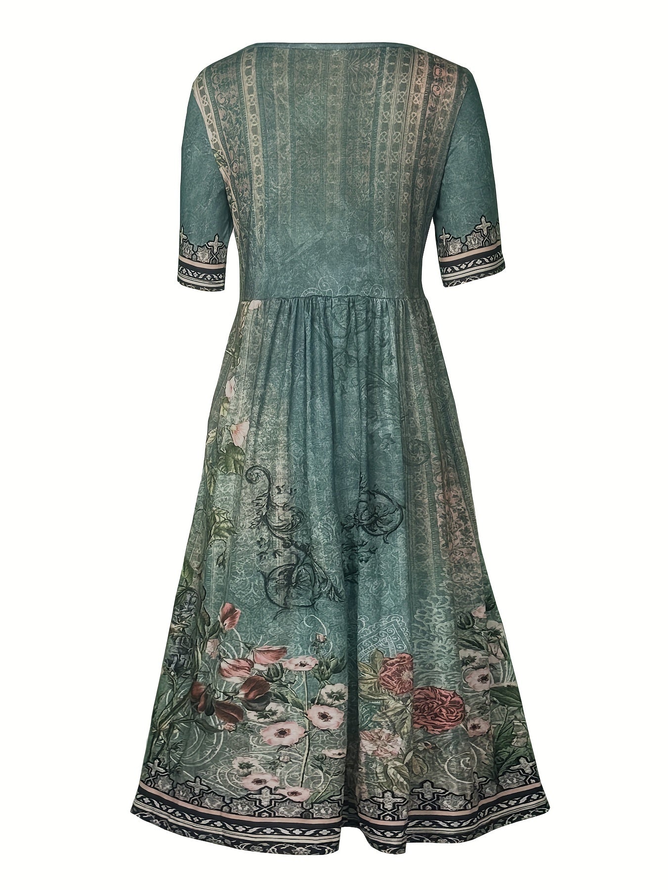 Elarisse™ | Bohemian Floral Pocket Maxi