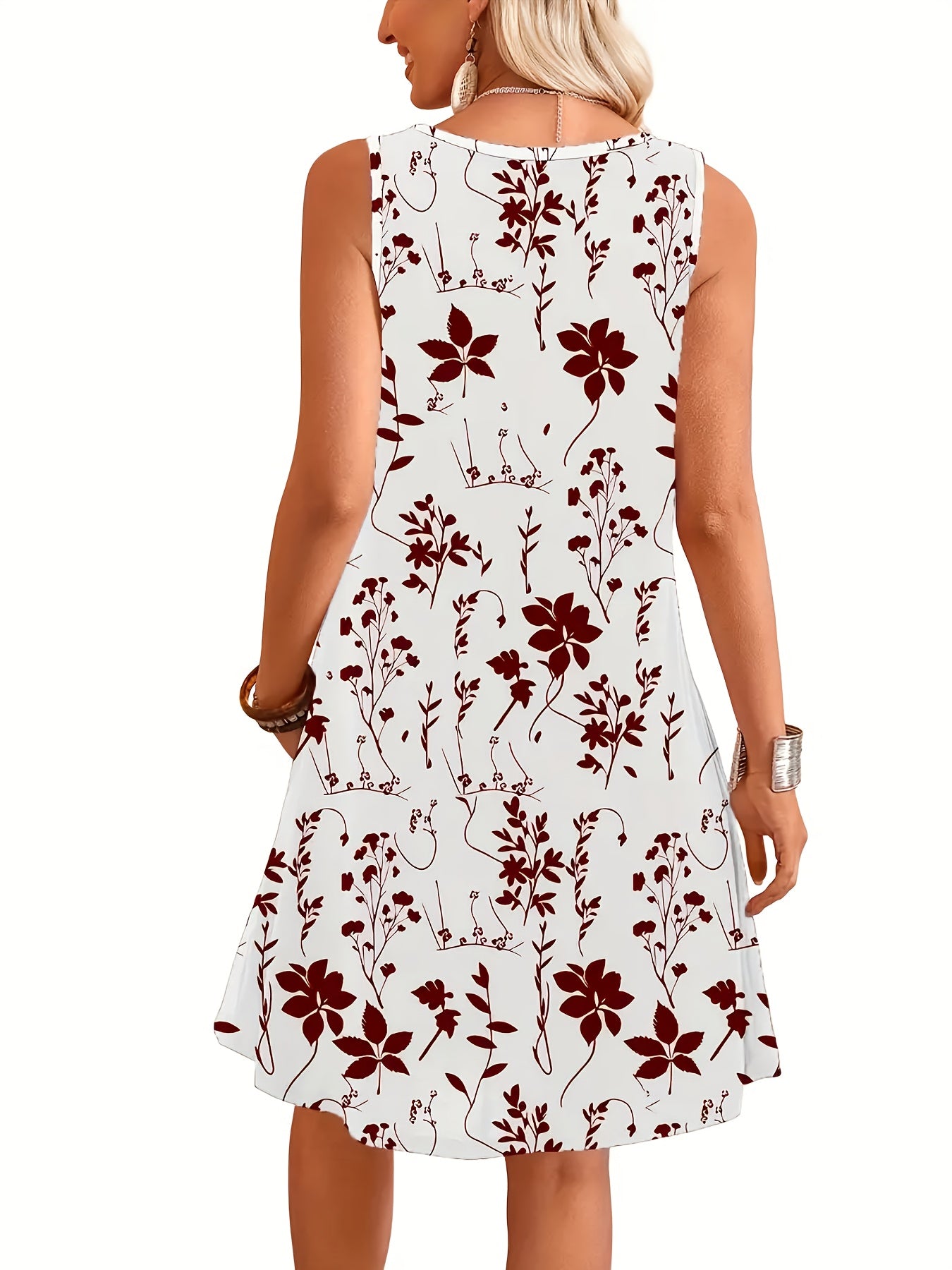 Serelise™ | Elegant Floral Swing Dress