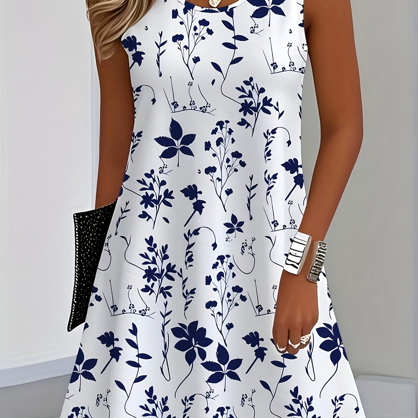 Serelise™ | Elegant Floral Swing Dress